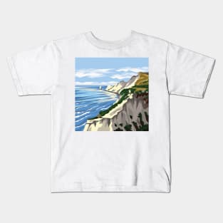 Cape Kidnappers, New Zealand/Te Kauwae-a-Māui Kids T-Shirt